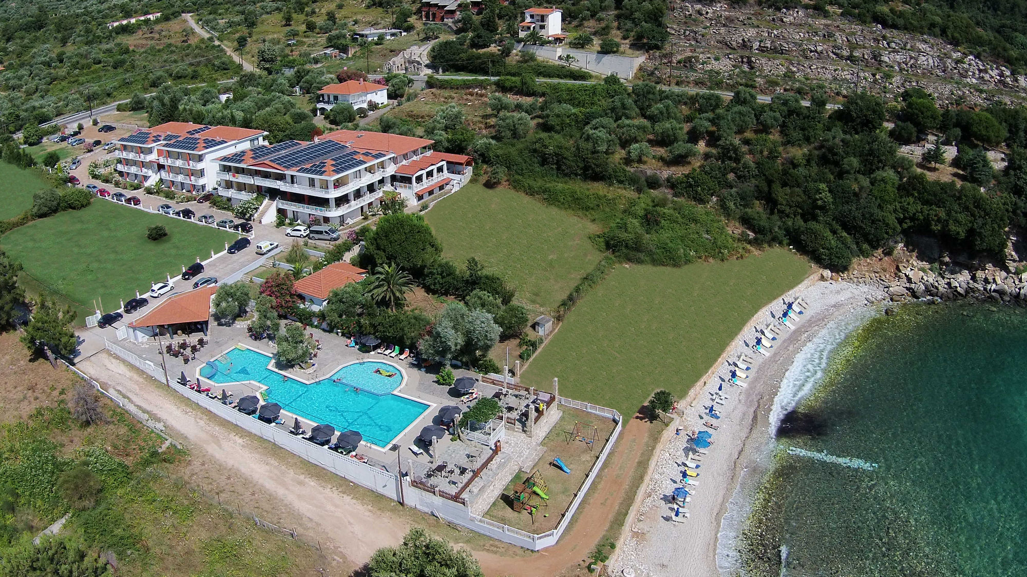 Maranton Beach Hotel Koinira Exteriér fotografie