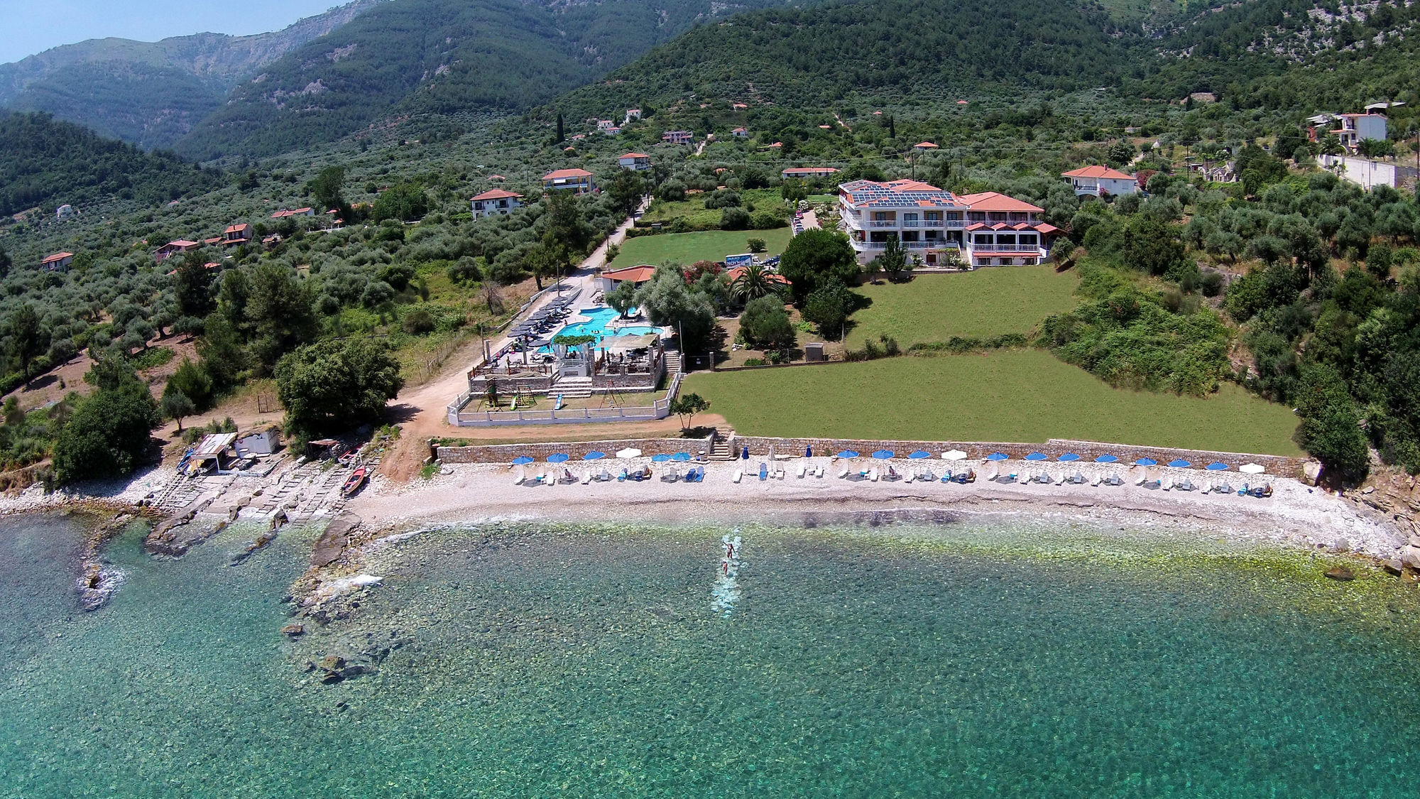 Maranton Beach Hotel Koinira Exteriér fotografie